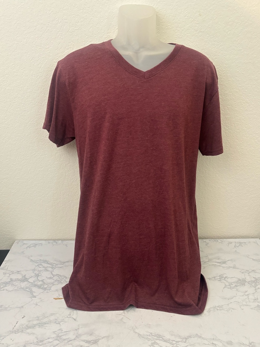 BCG Shirt Mens Size M Short Sleeve V Neck Tee Lot Of 3 Pullover Red Blue - Picture 6 of 8